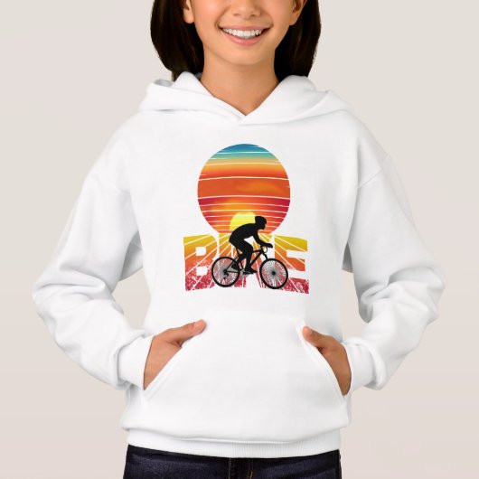 VELO CYCLISME COUCHER DE SOLEIL (Devant)