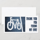 Vélo de route - Merci (Devant / Derrière)
