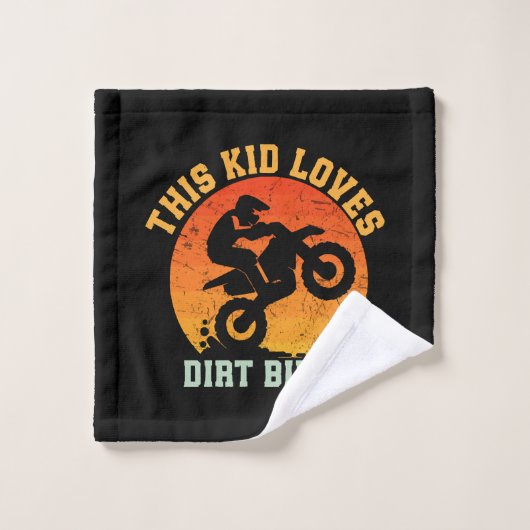 Vélo de terre drôle pour enfants (Gant de toilette)