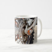 Vélo droit Moto Roue Cog, Café Mug (Devant droit)
