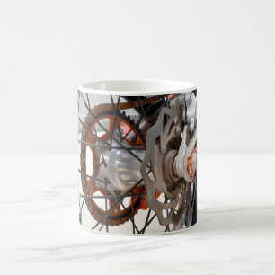 Vélo droit Moto Roue Cog, Café Mug