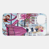 Vélo en Amsterdam Girl- Iphone 7 plus coque (Verso (horizontal))