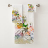 Vélo et fleurs (En situation)