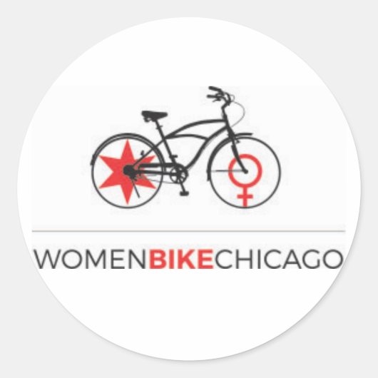 Vélo Femmes Chicago - Stickers Design Cruiser (Devant)