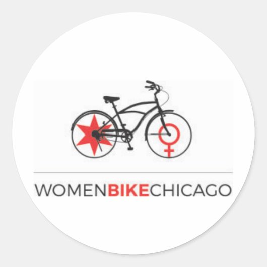 Vélo Femmes Chicago - Stickers Design Cruiser (Devant)