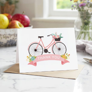 Vélo Floral Corail Rose Chic Classe Merci