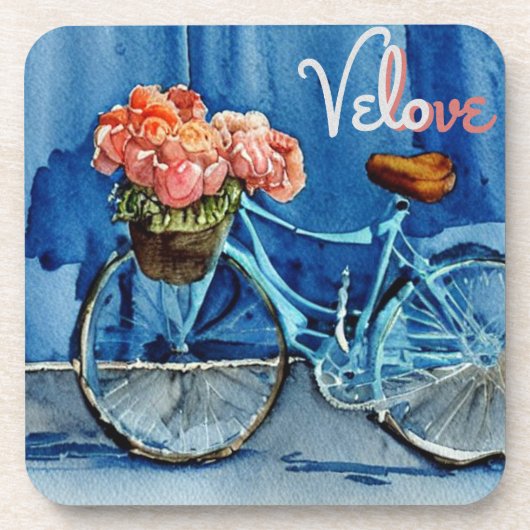 Velo Love Cycling Bier Onderzetter (Voorkant)