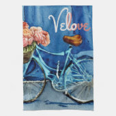 Velo Love Cycling Theedoek (Verticaal)