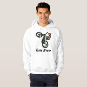 Vélo Lover Sweat - shirt à capuche unique de conce (Devant entier)