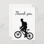 Vélo Merci Vélo Vélo vélo Silhouette (Devant / Derrière)