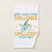 Vélo - Ne limitez pas vos défis (Serviette à main)