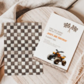 Vélo Quad mignon Quel Âge Anniversaire Invitation