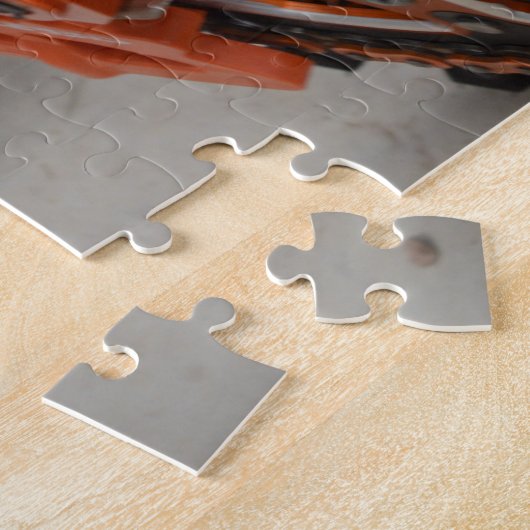 Vélo Riding Back Wheel, Jigsaw Puzzle (Côté)