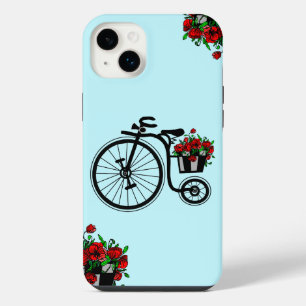 Vélo romantique avec Fleurs Cadeau coque iphone