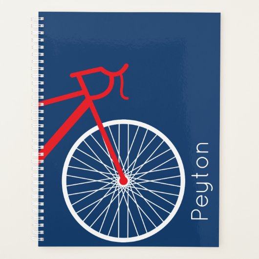 Vélo rouge et blanc (Devant)