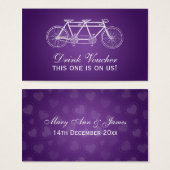 Vélo simple Vélo Tandem Purple (Devant & derrière)