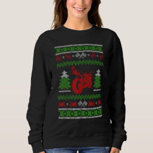 Vélo Sport Motorcycle Rider Vilain Sweat de Noël