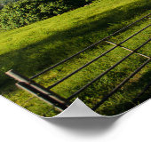 Vélo touristique sur affiche de la Moorea tropical (Coin)