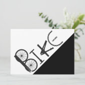 Vélo Vélo Cycle Fun Park Party Invitation (Debout devant)