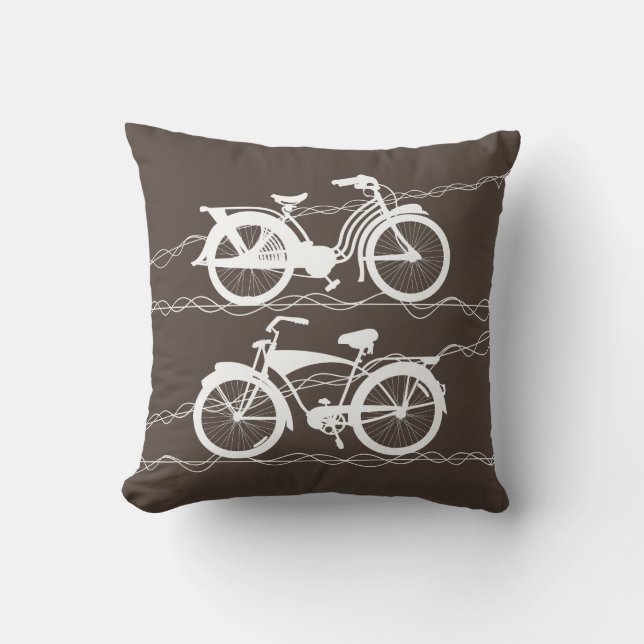 Vélo Vélo Oreiller blanc (Recto)
