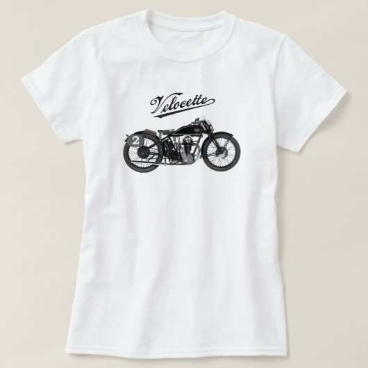  Velocette Motor Cycle / Engeland T-shirt (Design voorkant)