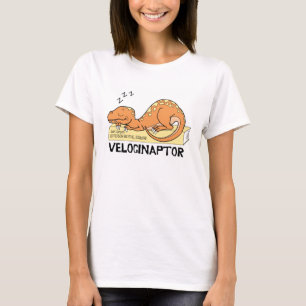 Velocinaptor t-shirt (kleurenontwerp)