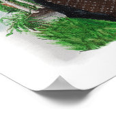 Velociraptor American Gothic Poster (Hoek)