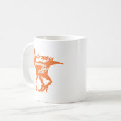 Velociraptor Awareness Day Koffiemok (Voorkant links)