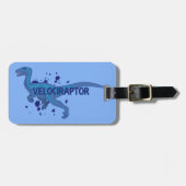 Velociraptor Bagagelabel (Voorkant horizontaal)