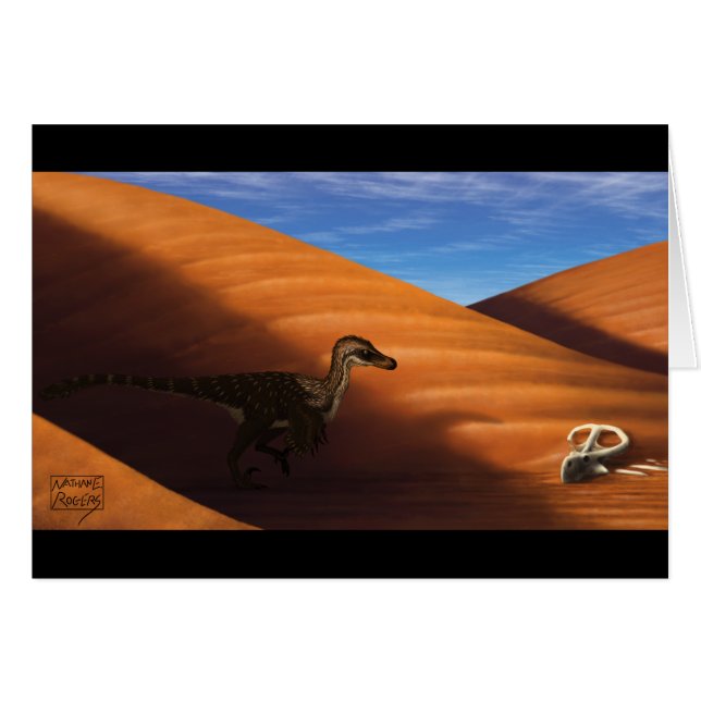 Velociraptor Blank Card (Voorkant Horizontaal)