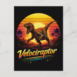 Velociraptor Briefkaart