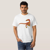 Velociraptor, de Hoge Velocity Predator.Version 2 T-shirt (Voorkant volledig)