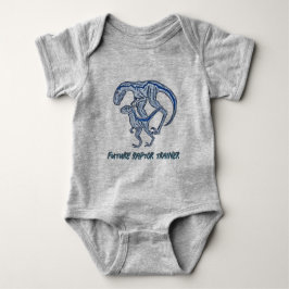 Velociraptor Dinosaur Baby Unisex Raptor Romper