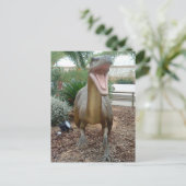 Velociraptor Dinosaur Briefkaart (Staand voorkant)