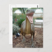 Velociraptor Dinosaur Briefkaart (Voorkant / Achterkant)