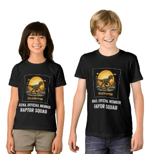 Velociraptor Dinosaur Prehistorisch Maan Tri-Blend Shirt