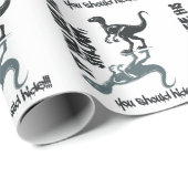 Velociraptor, Dinosaurier, T-Rex Cadeaupapier (Rol Hoek)