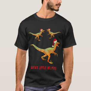 Velociraptor Funny Festive Raptor Dinosaur Slogan T-shirt
