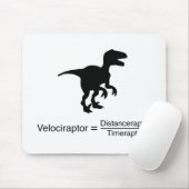 velociraptor grappige wetenschap muismat (Met muis)