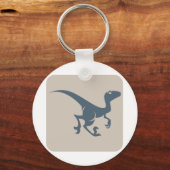 Velociraptor Icon Sleutelhanger (Voorkant)