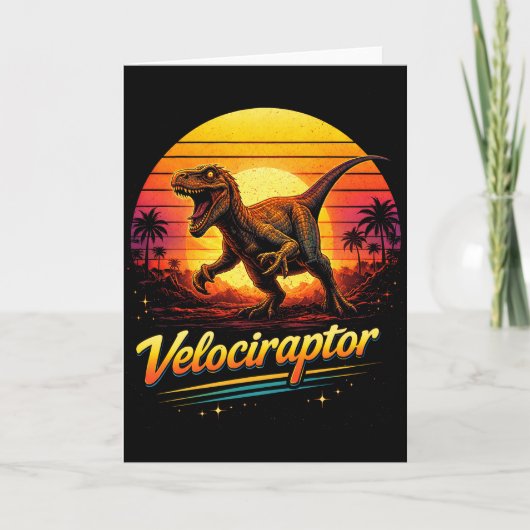 Velociraptor Kaart (Voorkant)