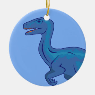 Velociraptor Keramisch Ornament