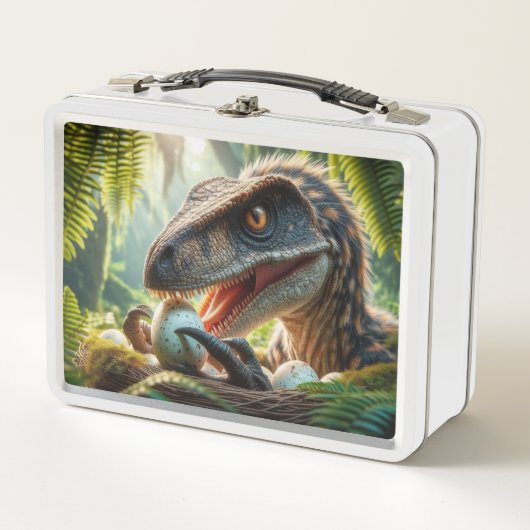 Velociraptor lunchbox (Voorkant)