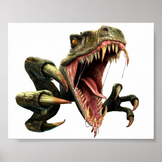 Velociraptor Poster (Voorkant)