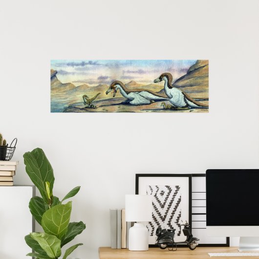 Velociraptor Print (Thuiskantoor)