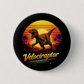 Velociraptor Ronde Button 5,7 Cm (Voorkant)