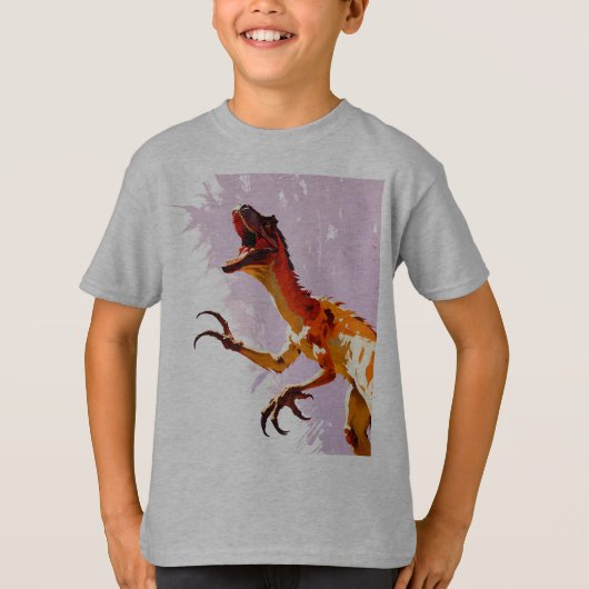 Velociraptor T-shirt (Voorkant)