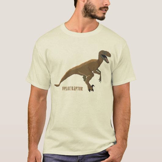 Velociraptor T-shirt (Voorkant)