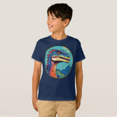 Velociraptor - T-shirt classique Dinosaur Tee (Devant entier)