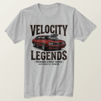 Velocity Legends Spierkracht Auto Premium Straatwe T-shirt